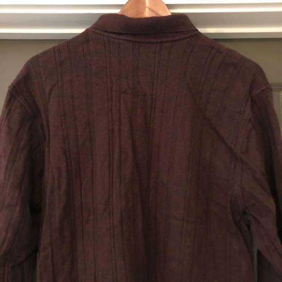 🌺 Geoffrey Beene Sweater Size L Burgundy - Picture 5 of 8